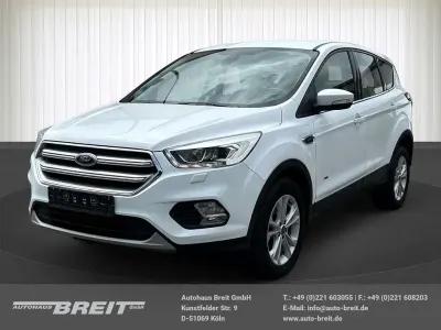 Gebraucht Ford Kuga Titanium 150 PS (110 kW) 2017 Frostweiß SUV