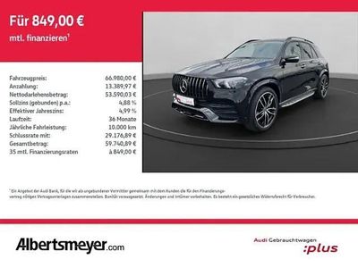 Gebraucht Mercedes GLE580 AMG line 489 PS (359 kW) 2022 Schwarz SUV