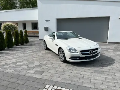 Używany Mercedes SLK250 204 KM (150 kW) 2013 Biały Kabriolet