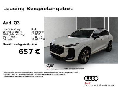 Neu Audi Q3 S-Line 150 PS (110 kW) 2025 Weiß SUV