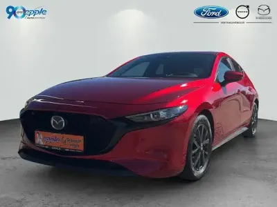 Gebraucht Mazda 3 Selection 122 PS (89 kW) 2021 Magmarot metallic Limousine