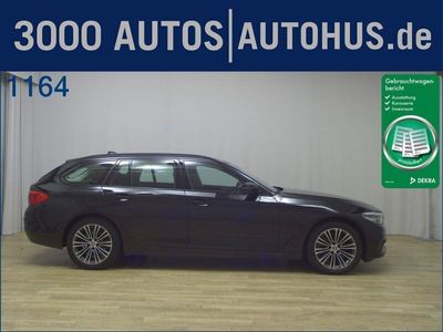 gebraucht BMW 520 520 dA Touring Sport-Line Navi LED HuD AHK DA+