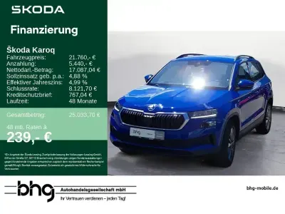 Gebraucht Skoda Karoq Clever 116 PS (85 kW) 2022 Blau SUV