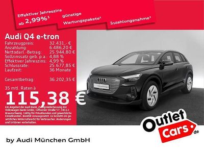 Gebraucht Audi Q4 e-tron Comfort 150 kW (204 PS) 2023 Mythosschwarz metallic SUV