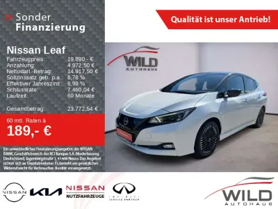 Gebraucht Nissan Leaf N-Connecta 110 kW (150 PS) 2023 Schwarz Kleinwagen