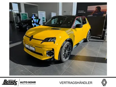 Neu Renault 5 E-Tech Iconic 110 kW (150 PS) 2026 Pop yellow! metallic, dach bla Kleinwagen