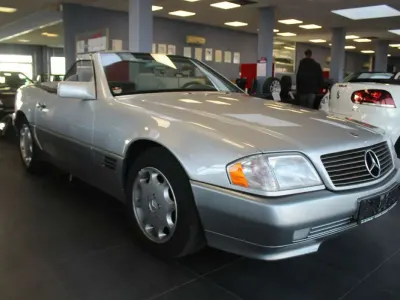 Gebraucht Mercedes SL280 193 PS (141 kW) 1995 Silber (metallic) Cabrio