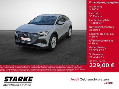 Gebraucht Audi Q4 Sportback e-tron Ambiente 150 kW (204 PS) 2023 Kieselgrau SUV