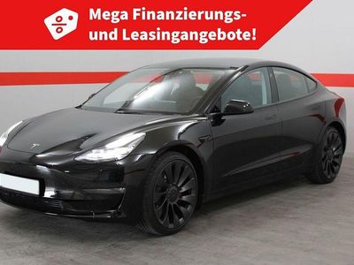 Schwarz (schwarz) Gebraucht 2022 Tesla Model 3 Performance Limousine | 35.999 € (Etwas zu teuer)