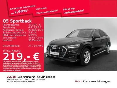 Gebraucht Audi Q5 Sportback Performance 204 PS (150 kW) 2023 Schwarz SUV