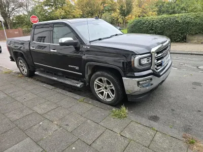 Brugt GMC Sierra 355 HK (261 kW) 2018 Sort Pickup / Ladvogn