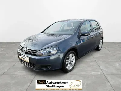 Gebraucht VW Golf VI Comfortline 122 PS (89 kW) 2009 Blau Kleinwagen