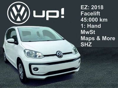 gebraucht VW up! Klima, SHZ, 1. Hand, Facelift, MwSt ausweisbar