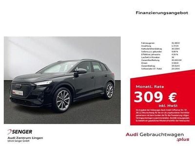 Mythosschwarz metallic Gebraucht 2022 Audi Q4 e-tron Ambiente SUV | 31.480 € (Guter Preis)