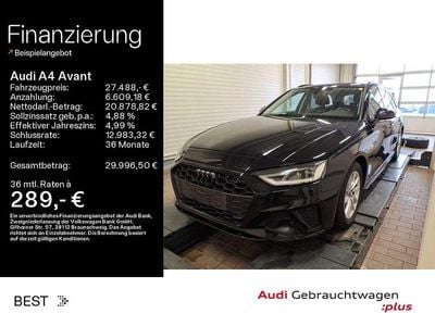 Gebraucht Audi A4 Competition 163 PS (119 kW) 2022 Mythosschwarz metallic (metallic) Kombi