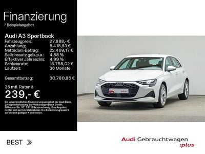 Usata Audi A3 Advanced Plus 116 CV (85 kW) 2025 Bianco Berlina
