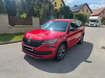 Gebraucht Skoda Kodiaq SportLine 150 PS (110 kW) 2019 Velvet rot SUV
