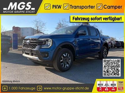 Neu Ford Ranger Wildtrack 281 PS (206 kW) 2025 Blau Pickup