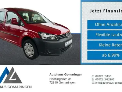 Gebraucht VW Caddy Maxi 105 PS (77 kW) 2014 Salsa red Van / Kleinbus