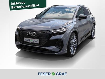 Gebraucht Audi Q4 e-tron S-Line 219 kW (299 PS) 2023 Kieselgrau SUV