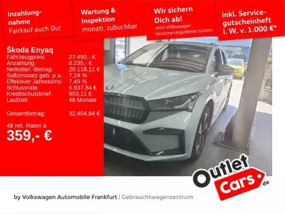 Second-hand Skoda Enyaq iV SportLine 194 kW (265 CP) 2022 Argintiu SUV