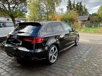 Gebraucht Audi A3 Sportback S-Line 150 PS (110 kW) 2018 Schwarz Kleinwagen