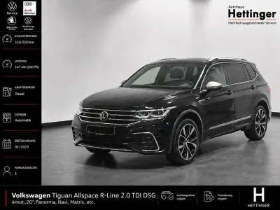 Gebraucht VW Tiguan Allspace R-line 200 PS (147 kW) 2023 Schwarz SUV