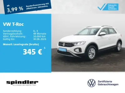 Gebraucht VW T-Roc IQ Drive 150 PS (110 kW) 2023 Pure white SUV