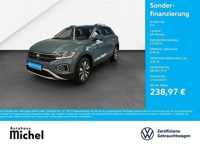 Gebraucht VW T-Roc Move 116 PS (85 kW) 2024 Blau SUV