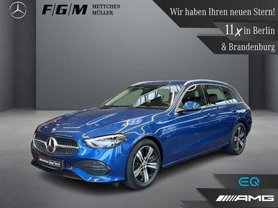 Metalliclack spektralblau Gebraucht 2021 Mercedes C200 Avantgarde Kombi | 29.970 € (Guter Preis)