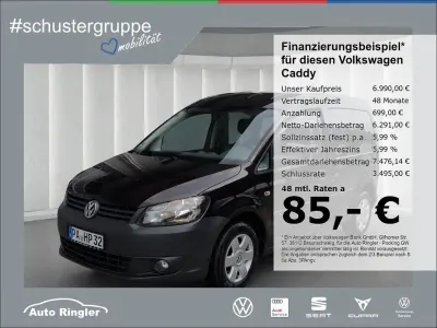 Gebraucht VW Caddy Trendline 105 PS (77 kW) 2011 Black berry (metallic) Van / Kleinbus