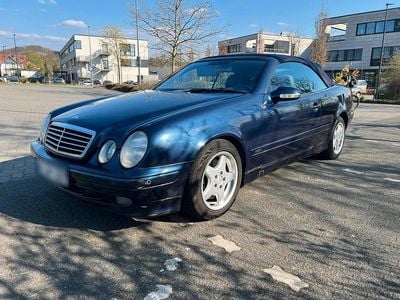 Gebraucht Mercedes CLK230 Avantgarde 2000 Blau Cabrio