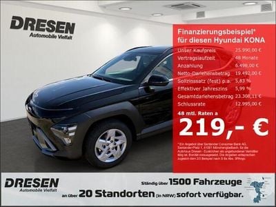 Gebraucht Hyundai Kona Trend 138 PS (101 kW) 2025 Schwarz SUV