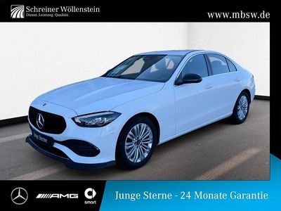 Gebraucht Mercedes C220 Avantgarde 197 PS (144 kW) 2024 Unilack polarweiß Limousine