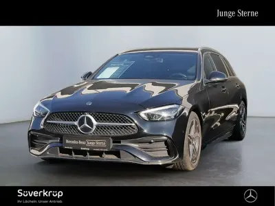 Gebraucht Mercedes C200 AMG 204 PS (150 kW) 2022 Schwarz unilack schwarz uni Kombi