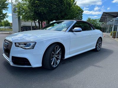Second-hand Audi RS5 Exclusive 450 CP (330 kW) 2013 Alb Cabrio