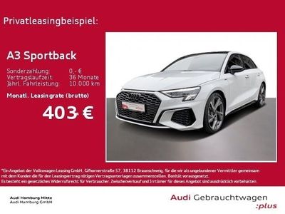 gebraucht Audi A3 Sportback S line 35 TFSI S tronic Panoramadach Navi-Plus