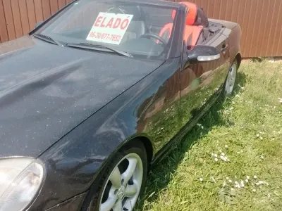 Gebraucht Mercedes CLK320 163 PS (119 kW) 2001 Schwarz Cabrio