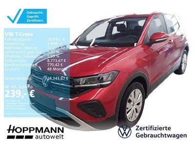 Gebraucht VW T-Cross 95 PS (69 kW) 2025 Rot SUV