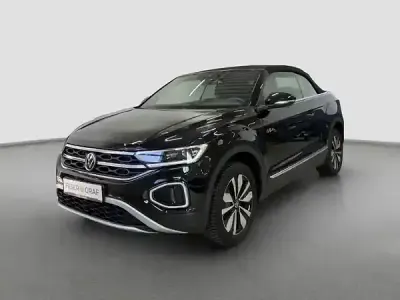 Gebraucht VW T-Roc Cabriolet Goal 116 PS (85 kW) 2025 Deep black perleffekt schwarz Cabrio