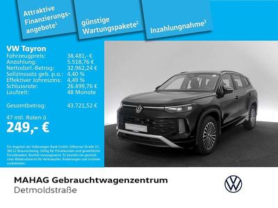 Gebraucht VW Tayron Life 150 PS (110 kW) 2025 Schwarz SUV