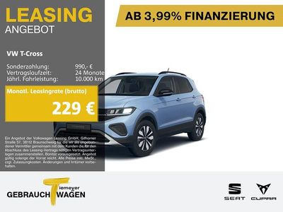 Gebraucht VW T-Cross Goal 116 PS (85 kW) 2025 Blau SUV