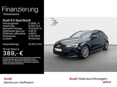 Gebraucht Audi A3 Design 150 PS (110 kW) 2019 Mythosschwarz metallic Limousine