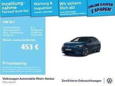 Gebraucht VW ID.7 Pro 210 kW (286 PS) 2025 Blau (aquamarinblau metallic) Limousine