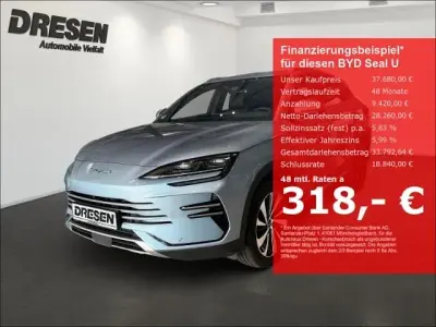Ny BYD Seal U Design 324 HK (238 kW) 2026 Blå SUV