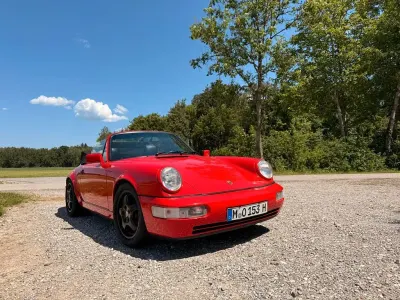Gebraucht Porsche 911 Carrera Cabriolet 250 PS (183 kW) 1991 Rot Cabrio