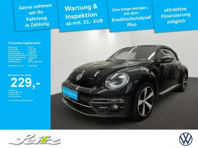 Gebraucht VW Beetle Cabriolet Design 105 PS (77 kW) 2018 Schwarz Cabrio