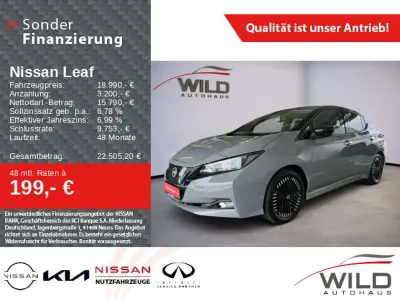 Gebraucht Nissan Leaf N-Connecta 110 kW (150 PS) 2022 Schwarz Kleinwagen