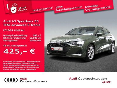 Gebraucht Audi A3 Advanced Plus 150 PS (110 kW) 2024 Distriktgrün metallic Limousine