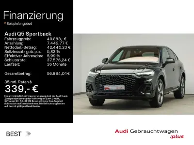 Gebraucht Audi Q5 S-Line 265 PS (194 kW) 2024 Mythosschwarz metallic SUV